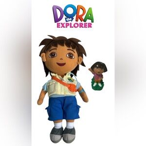 2006 GO DIEGO GO LIVE PLUSH DOLL NICKELODEON DORA THE EXPLORER FIGURINE